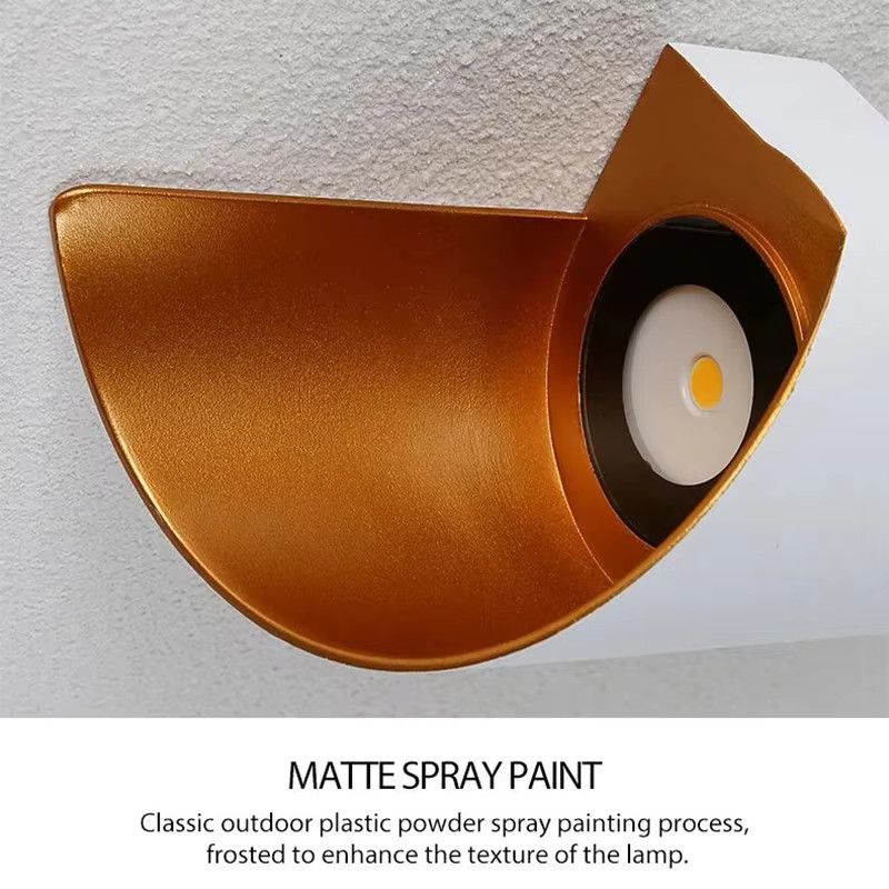 Lyfs Nordic LED Wandlampe mit Spirale Design und 10W integrierter LED für Innen und Außen - Bild 3