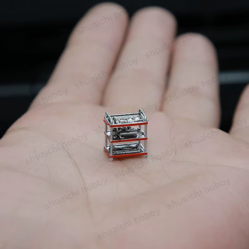 SHUAICHI Mini-Werkzeugwagen Modell, 1/64 Maßstab, 1-teiliges Set - Bild 3