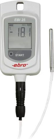 Ebro Temperatur-Datenlogger EBI 25-TX in Weiß Messbereich -200 bis +199.9°C - Bild 1