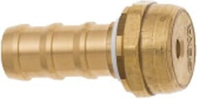 GEKA plus Mehrstrahl-Düse aus Messing mit Tülle, Farbe Gold, Anschluss 1/2 Zoll, 13 mm - Bild 1