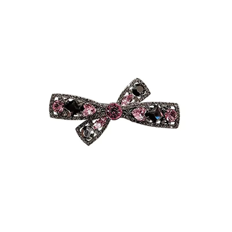 HIYAYZ Haarnadel Lila Kristall Strass, Damen - Bild 2