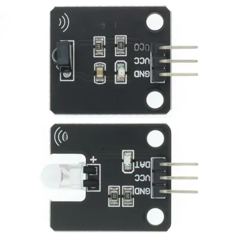 AITEWIN ROBOT IR Infrarot Sender und Empfänger Modul Set 38kHz für Arduino in Schwarz - Bild 3