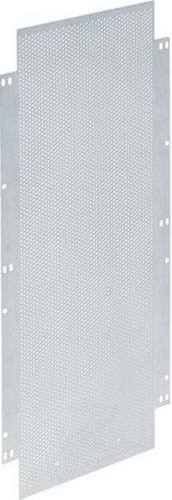 Hager Montageplatte UZ41M6 universell gelocht in Silber B: 57,0 cm, H: 24,7 cm mit Montageschrauben - Bild 1