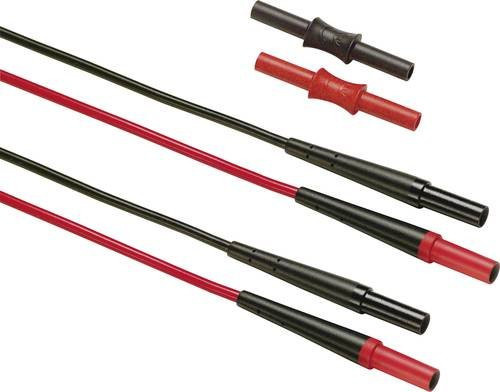 Fluke TL221 Sicherheits-Messleitungs-Set mit 4mm Lamellensteckern, Schwarz und Rot, 1,50 m Länge - Bild 1