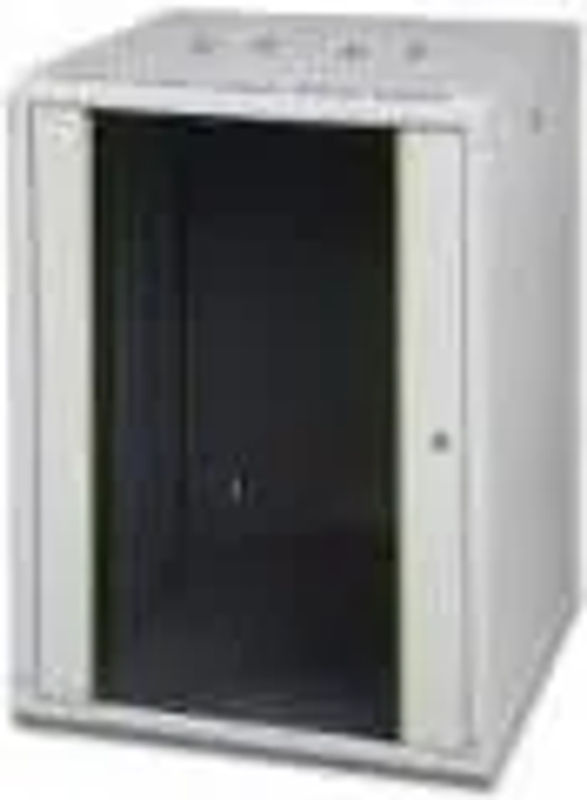 Digitus Wandgehäuse DN-19 16U-6/6 19 Zoll, 16 HE, B: 60 cm, H: 82 cm, T: 60 cm, Lichtgrau (RAL 7035) - Bild 2