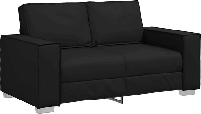 vidaXL Sofa Schwarz Modern Stoff B: 160 cm, T: 80 cm, H: 84 cm - Bild 1