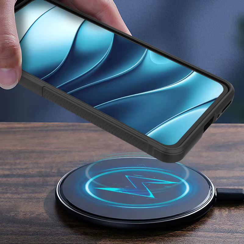 Stoßfeste Silikon Schutzhülle für Xiaomi Redmi Note 14 13 Pro Plus 4G 5G in Schwarz - Bild 3