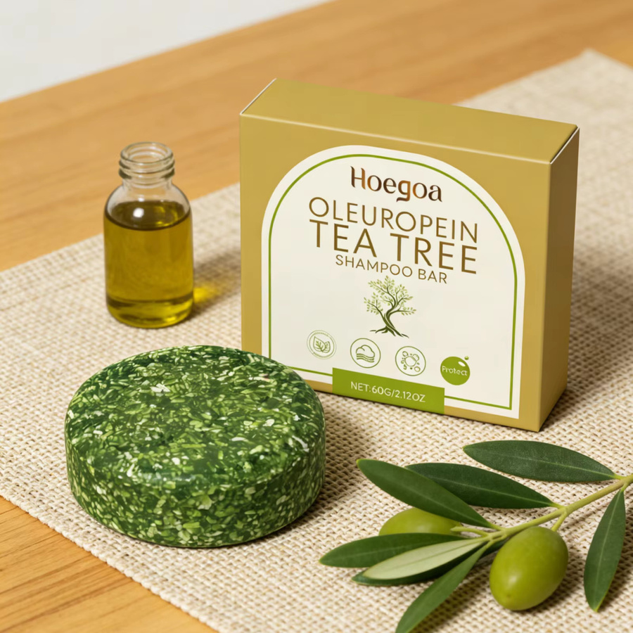 Hoegoa Shampoo-Bar Oleuropein, Teebaumöl, Unisex - Bild 3