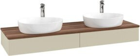 V&B Waschtischunterschrank Antao mit Beleuchtung, Farbe: Weiss, B/T: 160 x 50 cm - Bild 1