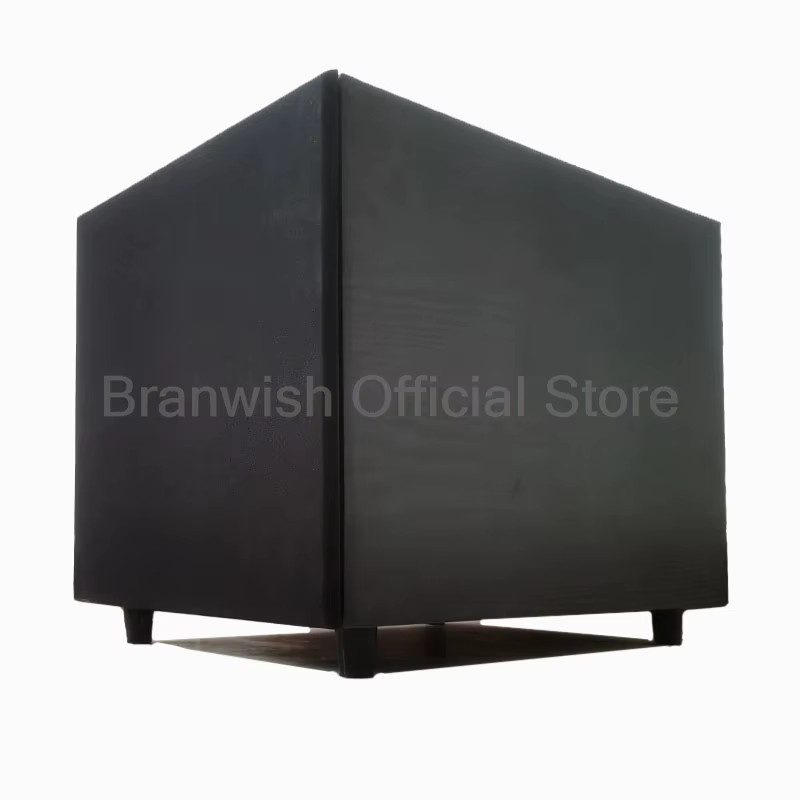 Branwish 10 Zoll 500 W Passiv-Subwoofer in Schwarz/Applewood für Heimkino und Desktop - Bild 4