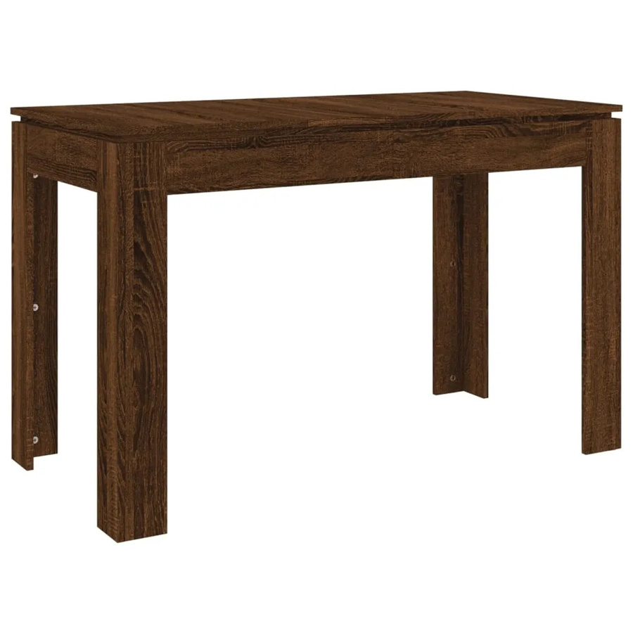 vidaXL Esstisch in Eichen-Optik, Braun, B/T/H: 120 x 60 x 76 cm - Bild 2