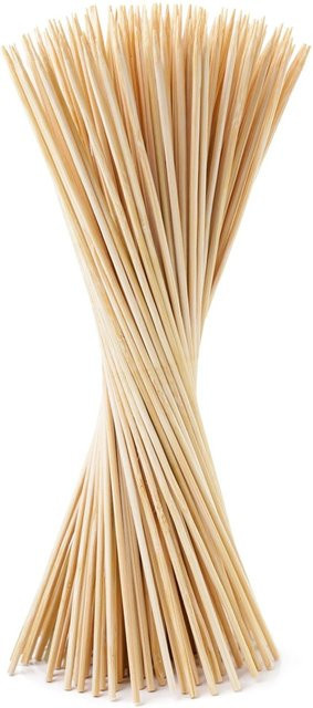 BigDean 100 Lagerfeuerspieße aus Bambus in Beige, Länge: 90 cm - Bild 1
