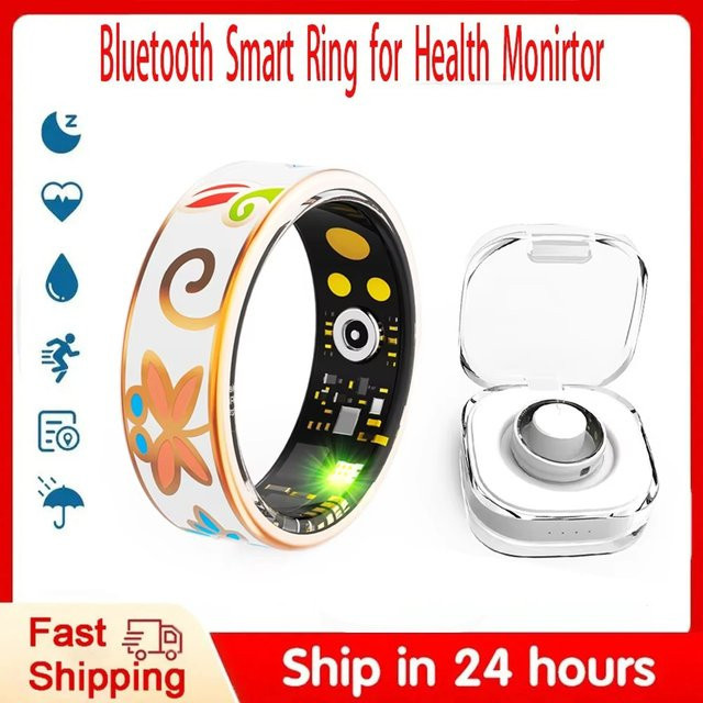 Timethinker Smart Ring, Edelstahl, Farbemaille, Damen, IP68 wasserdicht - Bild 1