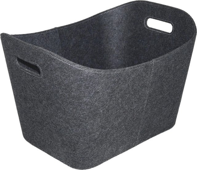 Firefix Kaminholzkorb aus Filz in Anthrazit B: 56 cm, T: 35 cm - Bild 1