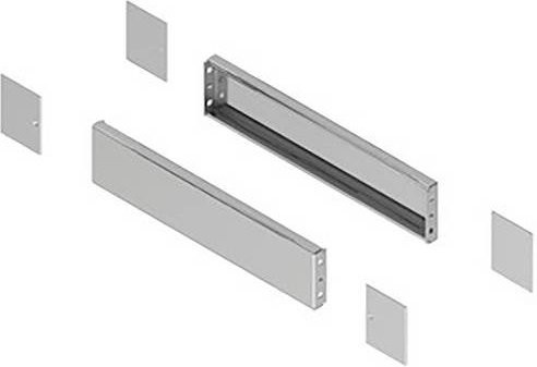 Schneider Electric Raumsockel Seitensockel aus Edelstahl 304L in Silber, Höhe: 10 cm, Tiefe: 80 cm - Bild 1