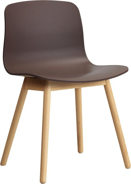 HAY About A Chair AAC 12 Designstuhl aus Polypropylen in Purple mit Eichengestell - Bild 1