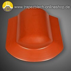 Walmendstück Friedrich von Lien AG als Grat-Walmabschluss aus Kunststoff in Orange - Bild 1