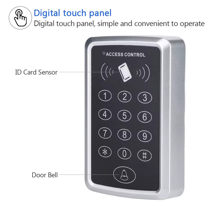 LUCKING DOOR RFID Zugangskontrolle EM-ID-Karte 125 kHz mit Tastatur für bis zu 1500 Benutzer - Bild 3