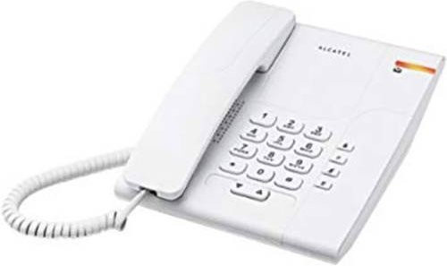 Alcatel Temporis 180 Analoges Schnurgebundenes Telefon in Weiß mit Anrufbeantworter - Bild 1
