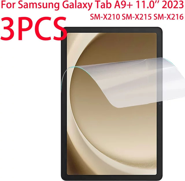 3er-Pack PE PET Soft Film Displayschutzfolie für Samsung Galaxy Tab A9+ Plus 11 Zoll 2023, Transparent - Bild 1