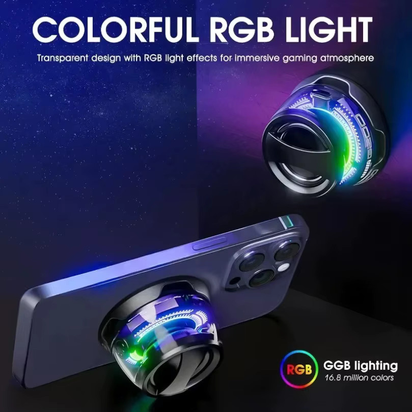 VIKEFON HECATE G200 Tragbarer Bluetooth-Lautsprecher mit RGB-Beleuchtung und Magnetfunktion in Schwarz - Bild 2