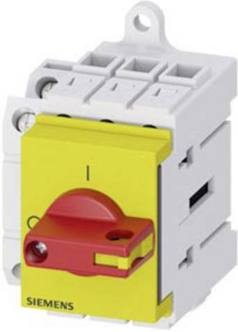 Siemens Lasttrennschalter Rot Gelb 3polig 16mm² 16A 1 Schließer 1 Öffner 690 V/AC 3LD30301TK13 - Bild 1