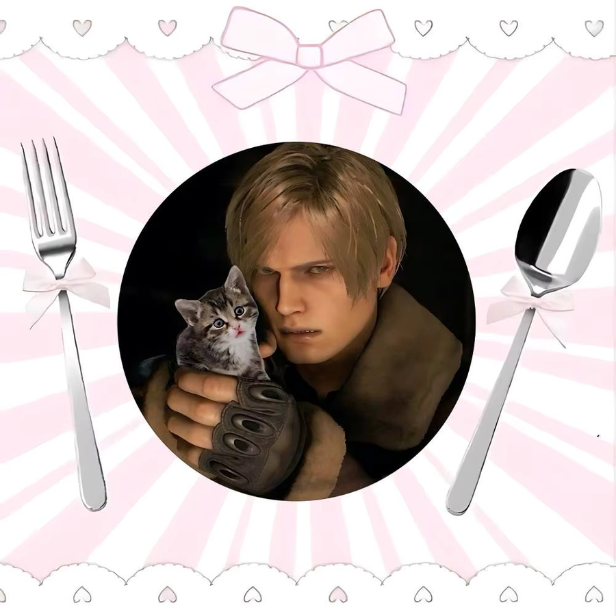 Brosche H-Leon Kennedy-S Abzeichen, Weißblech, Metall - Bild 4
