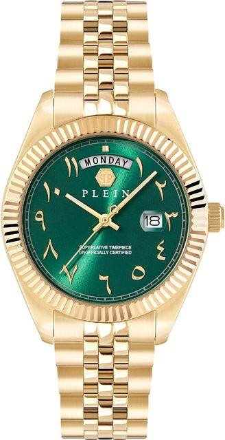 Philipp Plein Herrenuhr, Quarz, Edelstahl, Grün, 41 mm, 5 ATM - Bild 1