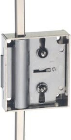 JuNie Möbel-Drehstangenschloss Set 7010, D30 aus Stahl, silber/vernickelt - Bild 1