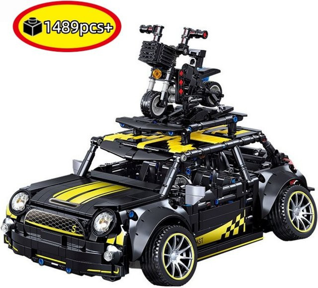 HUATEC Technisches City Cooper Auto Modellbausatz, RC Supercar, ab 14 Jahren - Bild 1