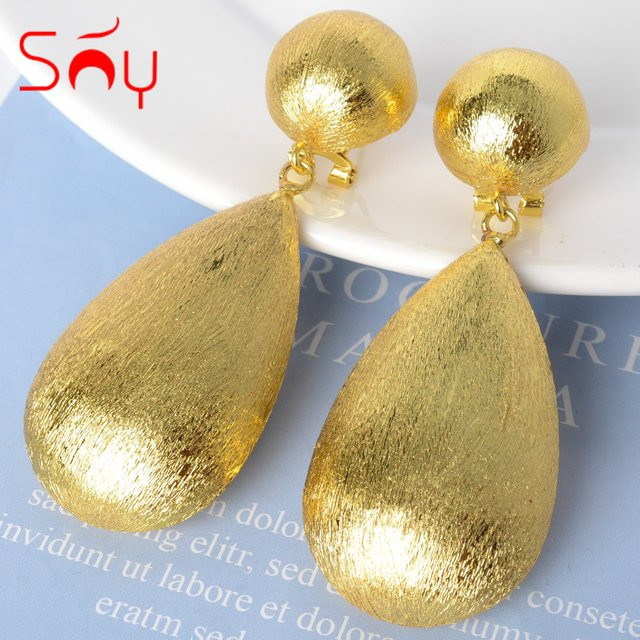 Sunny Jewelry Ohrringe, Kupfer, 18 Karat vergoldet, Damen - Bild 1