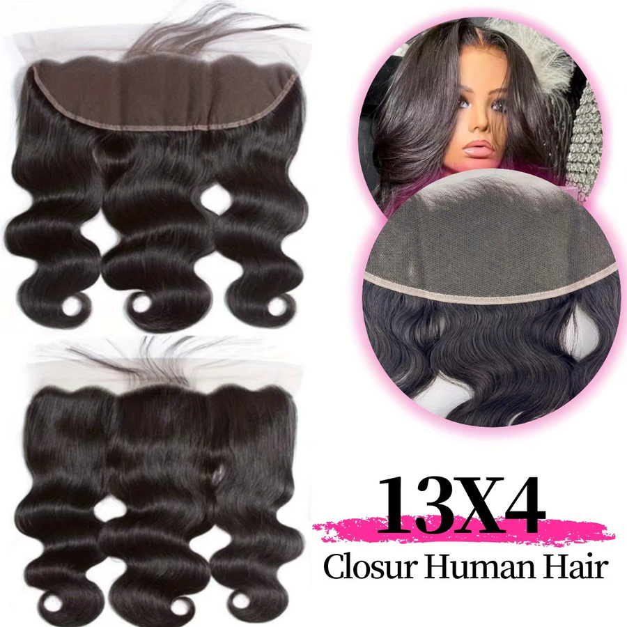 Linhua Body Wave Lace Frontal, 13x4, brasilianisches Virgin-Haar - Bild 2