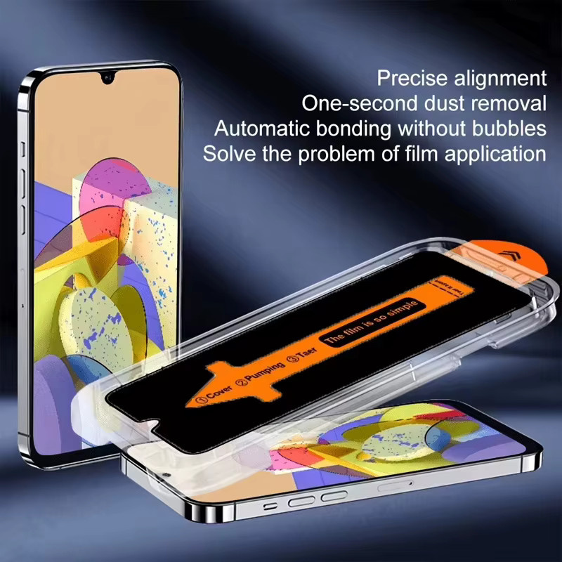 Sichtschutzfolie für Samsung Galaxy S26 S25 S24 Ultra Plus S20 FE A57 A17 A16 A56 A37 A36 A55 A35 A54 A07 in transparent - Bild 5