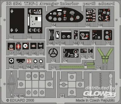 Eduard TBF-1 Avenger - Interior, Fahrzeuge, 1:32, Metall - Bild 1