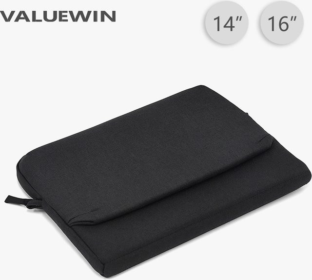 ValueWin Laptop-Hülle Business-Tasche für MacBook Air Pro, Lenovo, HP, Huawei und Asus in Blau oder Schwarz - Bild 1