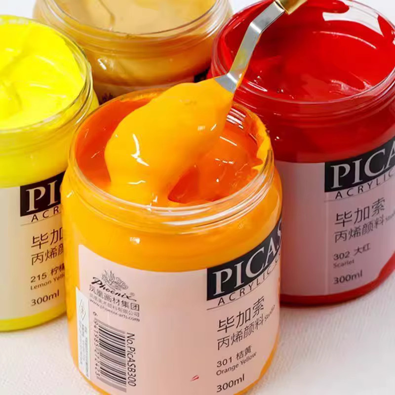 PHOENIX PICASSO Acrylfarbe für Profis in Orange, Rot und Mehrfarbig, 75 ml oder 300 ml - Bild 3