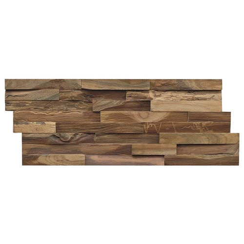 INDO Wandverblender INDO Teak Elegance, braun, geölt, Holz, Stärke: 2 cm - Bild 3