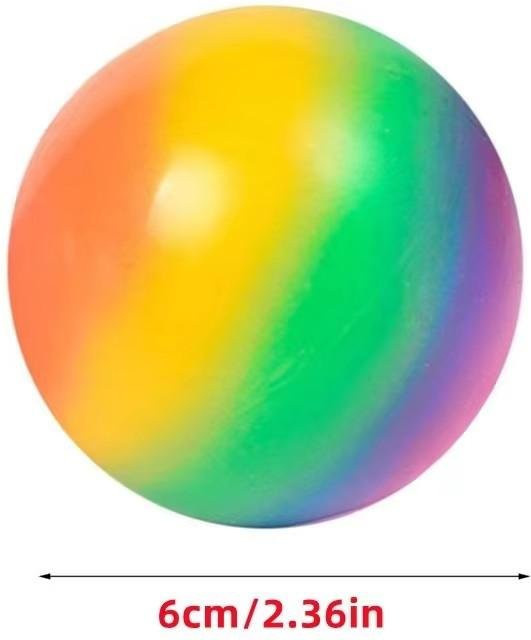 Discover Intime Farbwechselndes Mehlball-Druckentlastungsspielzeug, Regenbogenball - Bild 1