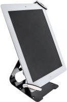 InLine Tablet Halter universell für 17,80 cm bis 25,65 cm (7-10.1 Zoll) mit Sicherheitsschloss und Schlüssel, Farbe: Silber - Bild 1