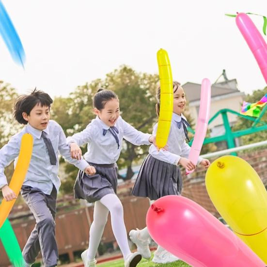 Jiawei Raketenballons mit Pumpe, bunte Raketenballons mit Pfeifgeräusch, 1-teiliges Set - Bild 7