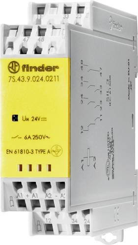 Finder Relais 7S.43.9.024.0211 Schaltstrom max. 6 A mit 1 Öffner und 2 Schließern, Multicolor - Bild 1