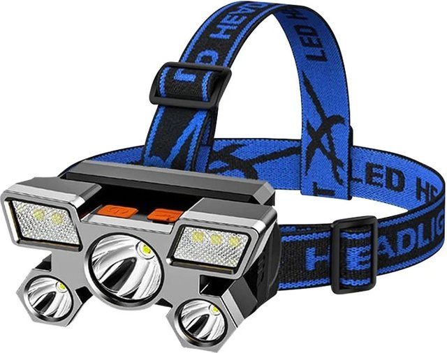Nitecore LED Stirnlampe wiederaufladbar in Schwarz für Camping, Angeln und Wandern - Bild 1