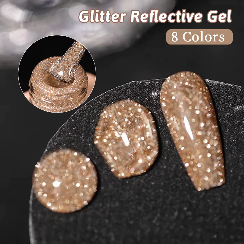 UR SUGAR Nagellack Gold-Silber, Schimmernd, 15 ml - Bild 2