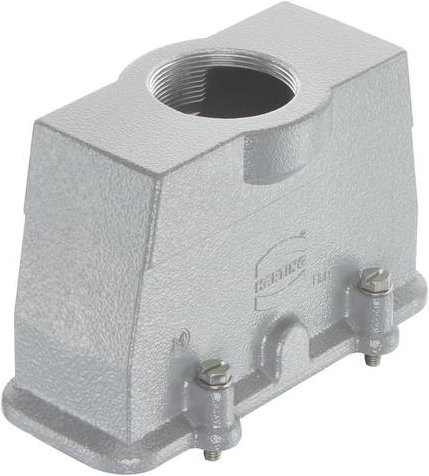 Harting Tüllengehäuse 19390240428 in Silber und Grau aus Aluminium - Bild 1