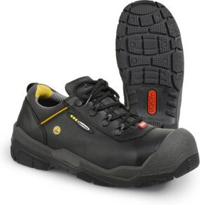JALAS Halbschuh 1538 Terra in Schwarz, S3 Sicherheitsschuhe aus Leder, Größe 38 - Bild 1