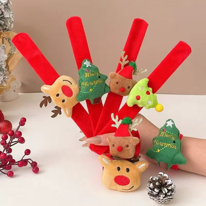 Slap-Armband, elastisch, Weihnachtsmotiv, Rentier-Designs, Kinder - Bild 4