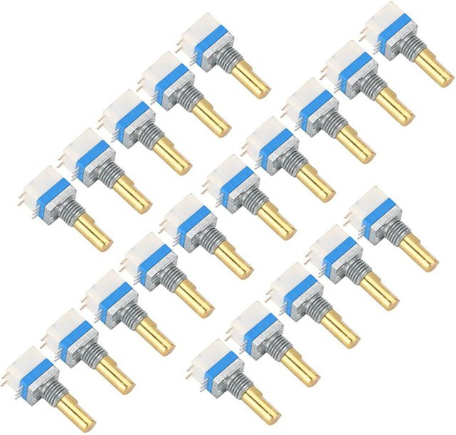 20 Stück Lautstärkeregler aus Aluminiumlegierung in Multicolour passend für UV5R BF-888S TK3107 von DIYelecs - Bild 1