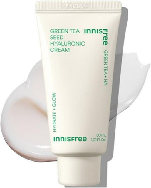 Innisfree Grüner Tee Samen Hyaluronsäure Creme, 30 ml, Gesicht - Bild 1