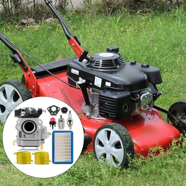 Vergaser-Set für Echo Rucksack-Laubbläser PB 770 PB 770H PB 770T inklusive Kraftstofffilter, Luftfilter und Zündkerze, kompatibel mit WYK 406, mehrfarbig - Bild 1