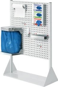 Kappes RasterPlan Stellwand Gr.4 einseitig in Grau und Weiß, H x B x T: 145,0 x 100,0 x 43,0 cm - Bild 1